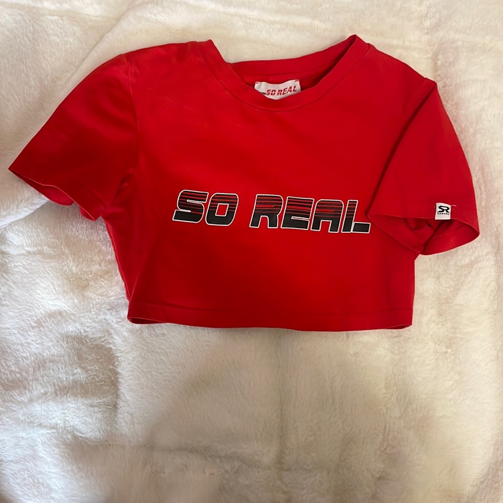 GSUWOO So Real crop top